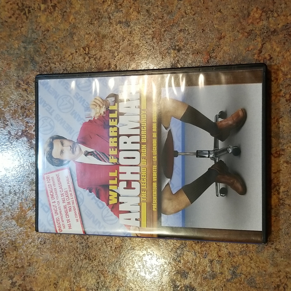 Anchorman The Legend of Ron Burgundy movie DVD, EUC